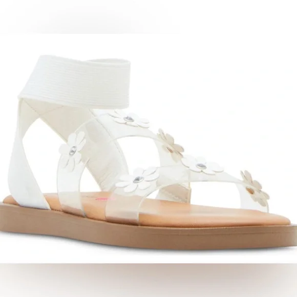 Steve Madden Kids Jashlin Daisy Embellished Sandal - Picture 1 of 11